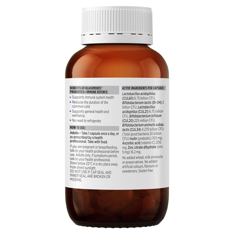 Load image into Gallery viewer, Blackmores Probiotics+ Immune Defence 90 Capsules
