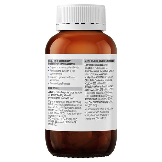 Blackmores Probiotics+ Immune Defence 90 Capsules