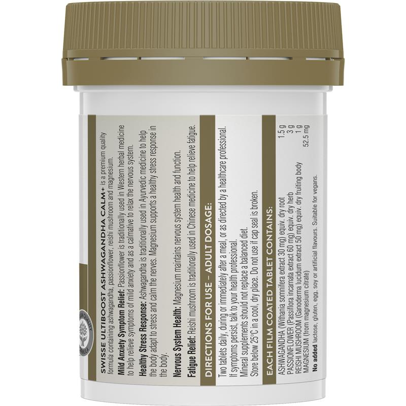 Load image into Gallery viewer, Swisse Ultiboost Ashwagandha Calm+ 60 Pack
