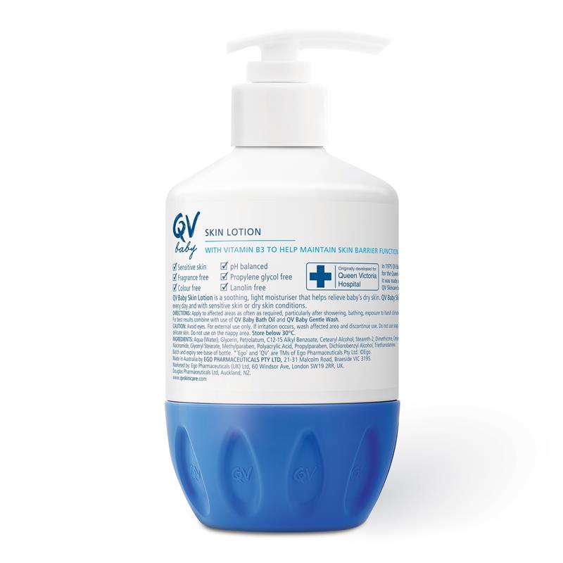 Load image into Gallery viewer, Ego QV Baby Skin Lotion 250g Pump
