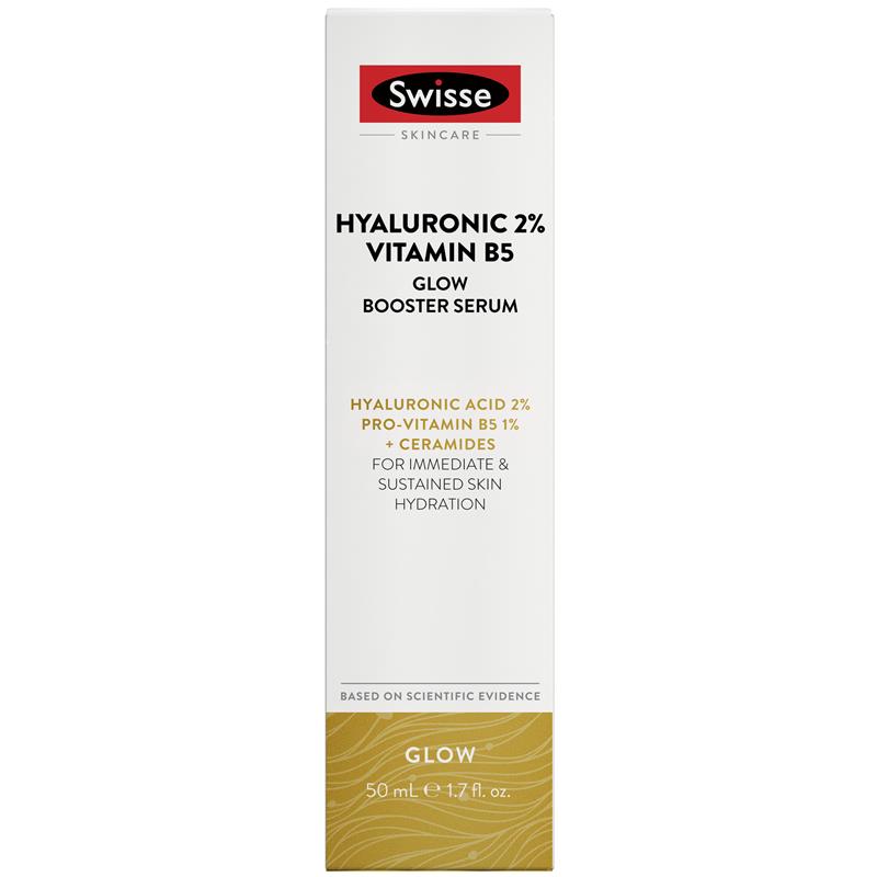 Load image into Gallery viewer, Swisse Skincare Hyaluronic 2% Vitamin B5 Glow Booster Serum 50ml
