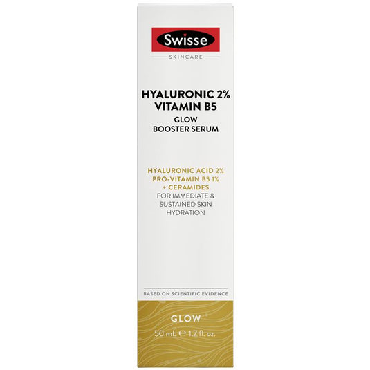 Swisse Skincare Hyaluronic 2% Vitamin B5 Glow Booster Serum 50ml
