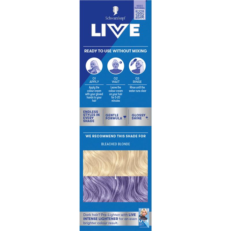Load image into Gallery viewer, Schwarzkopf Live Colour Pastels Dusty Lavender 75ml
