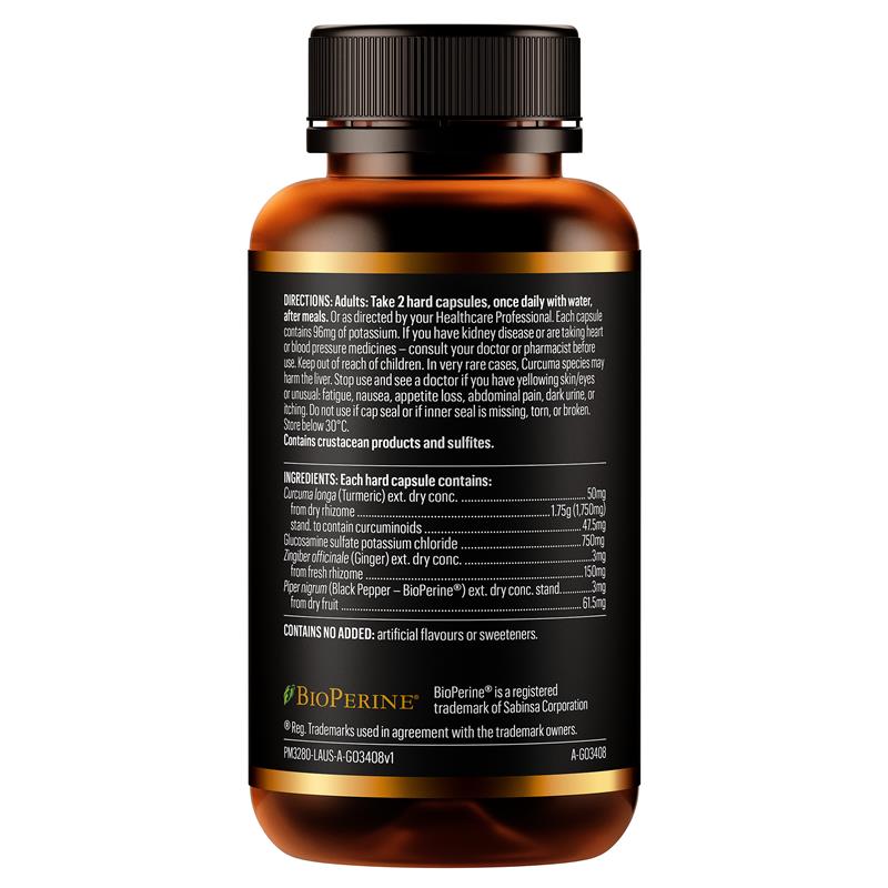Load image into Gallery viewer, GO Healthy Turmeric Plus Glucosamine 120 Hard Capsules
