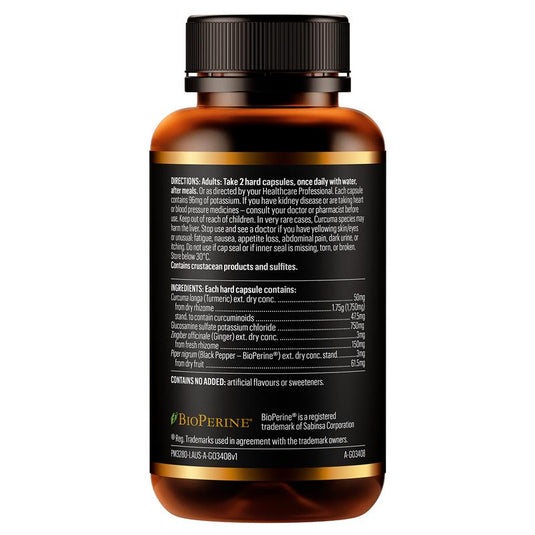 GO Healthy Turmeric Plus Glucosamine 120 Hard Capsules