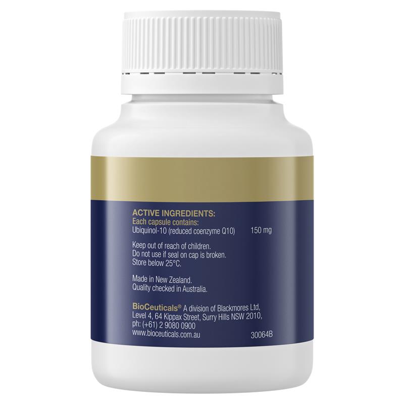 Load image into Gallery viewer, BioCeuticals Ubiquinol BioActive 150mg 60 Capsules
