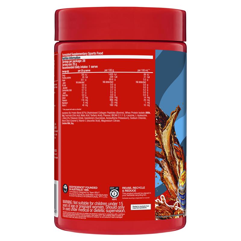 Load image into Gallery viewer, BSc x Chupa Chups Protein Water Cola 700g
