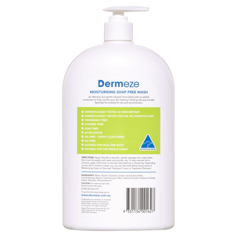 Load image into Gallery viewer, Dermeze Soap Free Wash 1 Litre
