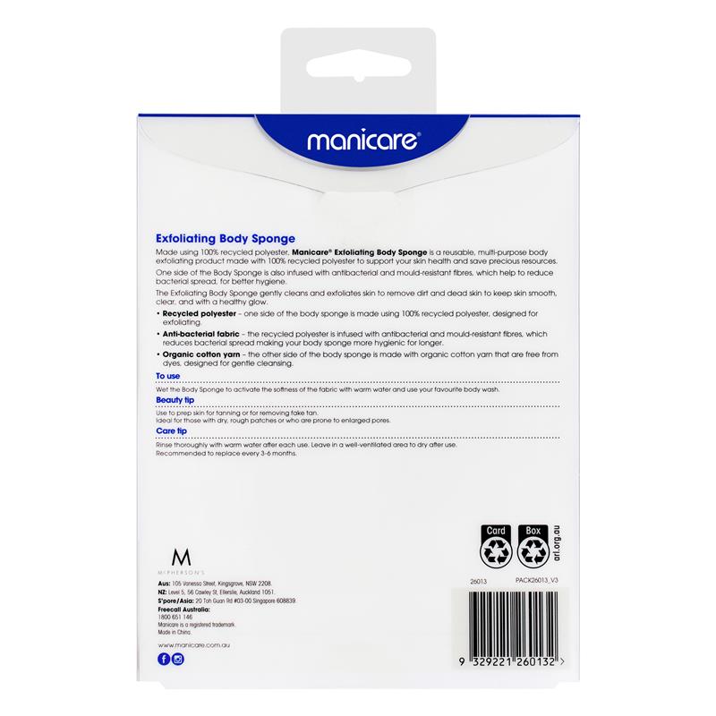 Load image into Gallery viewer, Manicare Exfoliating Body Sponge
