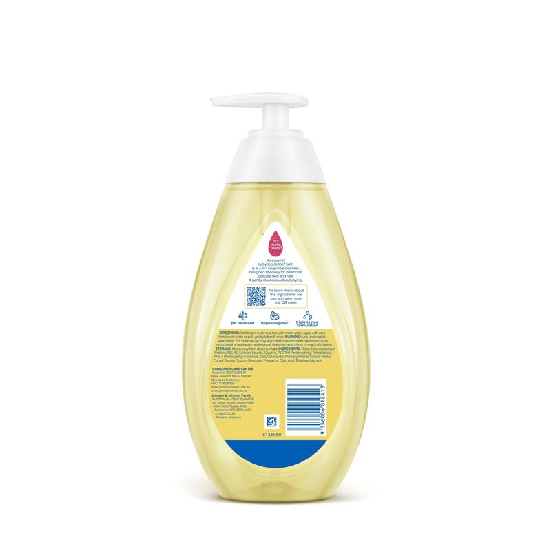 Load image into Gallery viewer, Johnson &amp; Johnson Baby Bath Top-To-Toe 500mL
