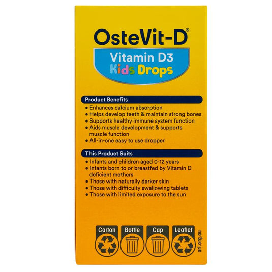 OsteVit-D Vitamin D3 Kids Drops 15ml Liquid