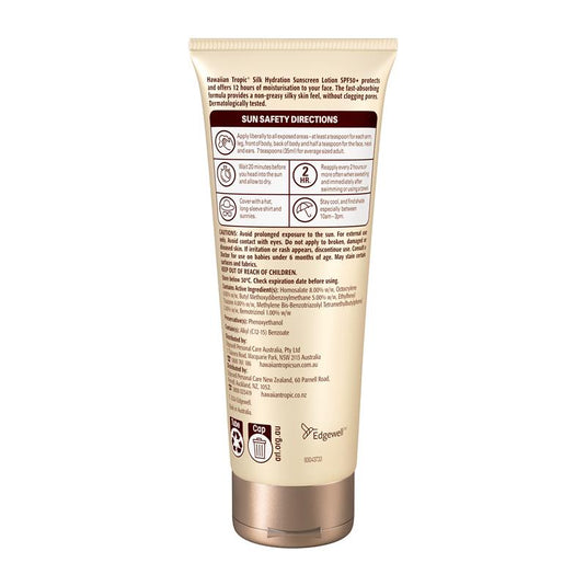 Hawaiian Tropic SPF 50+ Silk Hydration Face Fragrance Free 100ml