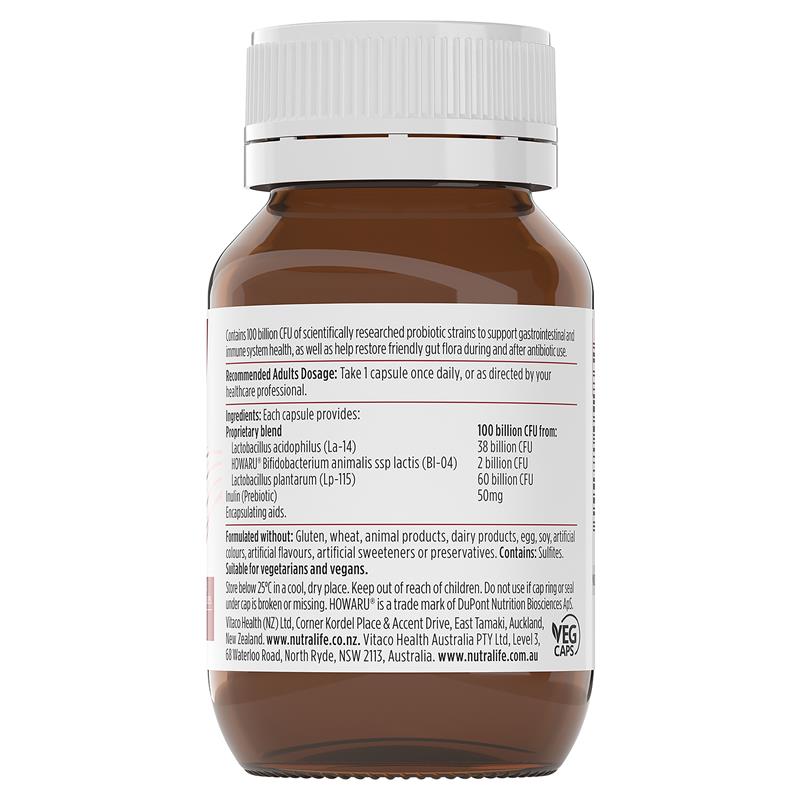 Load image into Gallery viewer, Nutra-Life Probiotica Ultra 100B 30 Capsules

