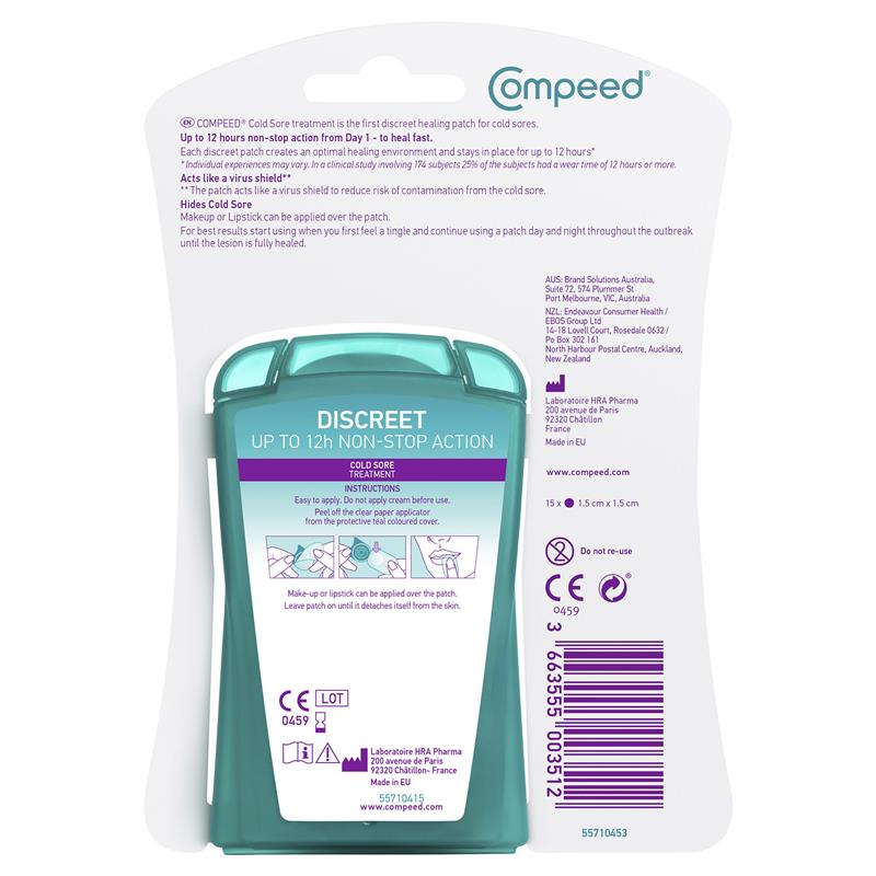 Load image into Gallery viewer, Compeed Cold Sore 15 Patches
