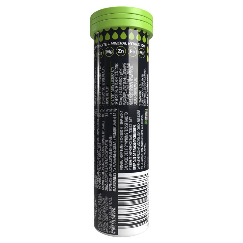 Load image into Gallery viewer, Voost Sport Lemon &amp; Lime Effervescent 10 Tablets
