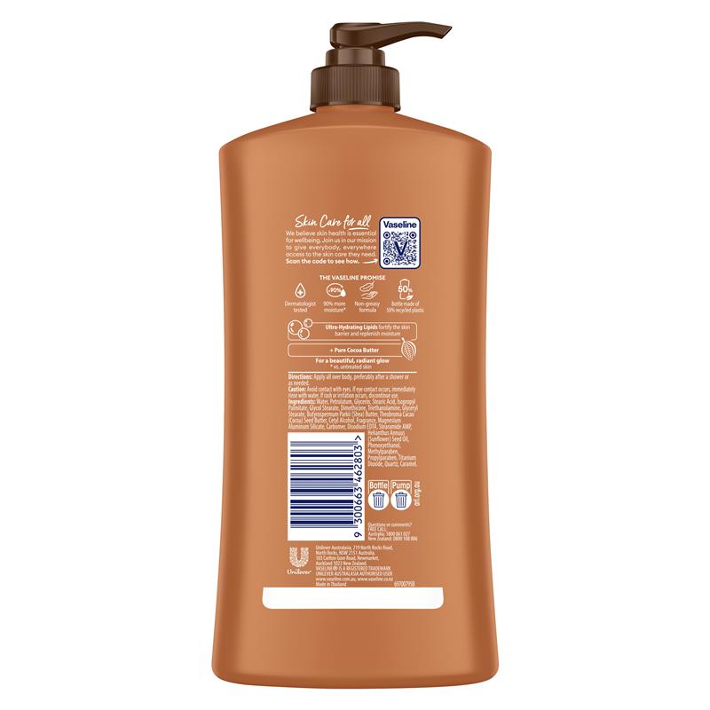 Load image into Gallery viewer, Vaseline Intensive Care Body Lotion Cocoa Glow 750ml
