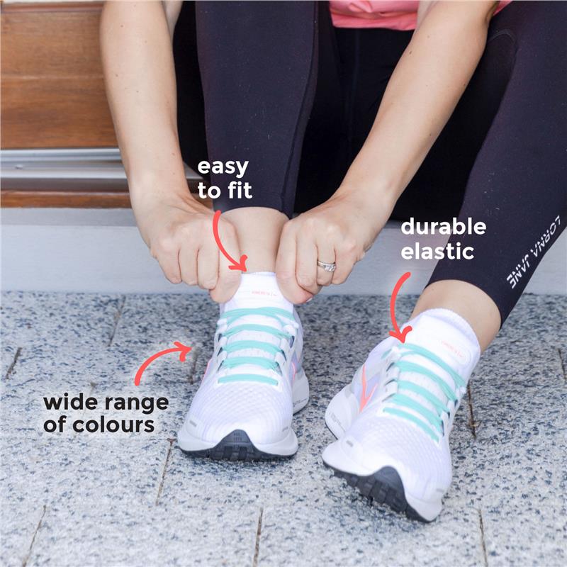 Load image into Gallery viewer, Synxlace No Tie Laces White
