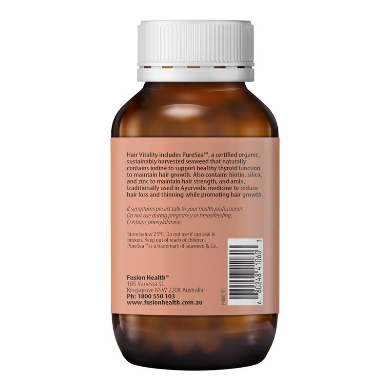 Load image into Gallery viewer, Fusion Hair Vitality 120 Tablets
