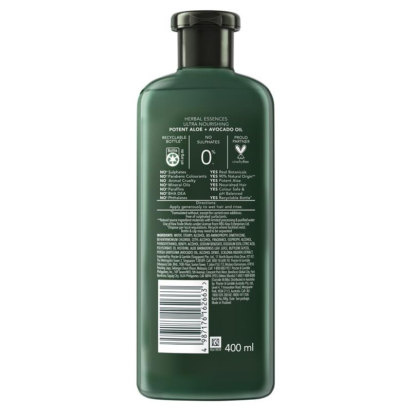 Load image into Gallery viewer, Herbal Essences Bio Renew Potent Aloe &amp; Avocado Oil Conditioner 400ml
