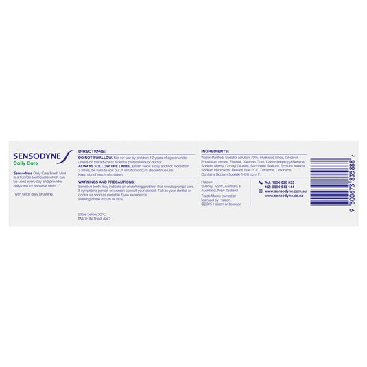 Sensodyne Sensitive Teeth Daily Care Toothpaste 160g (Exclusive Size)