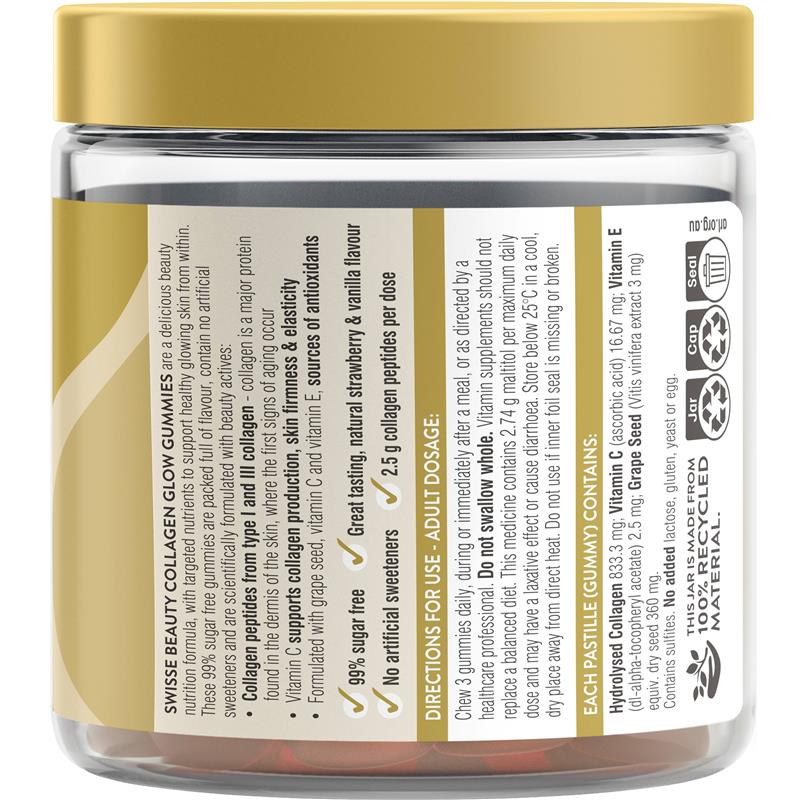Load image into Gallery viewer, Swisse Beauty Collagen Glow Gummies 45 Pack
