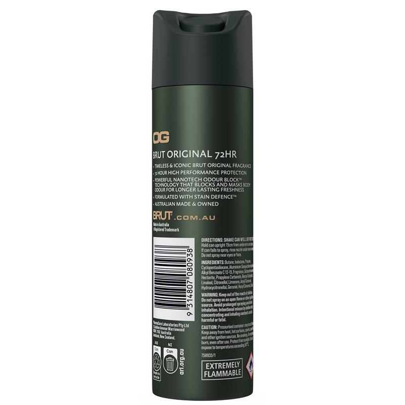 Load image into Gallery viewer, Brut Original 72HR Antiiperspirant Deodorant 130g
