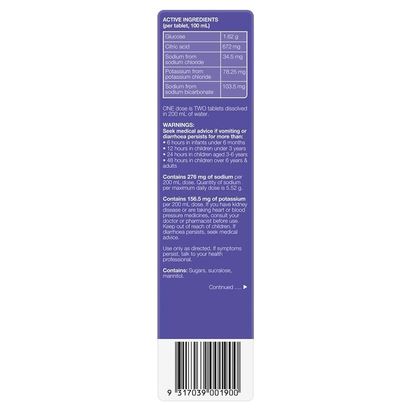 Load image into Gallery viewer, Hydralyte Electrolyte Effervescent Passionfruit Punch 20 Tablets
