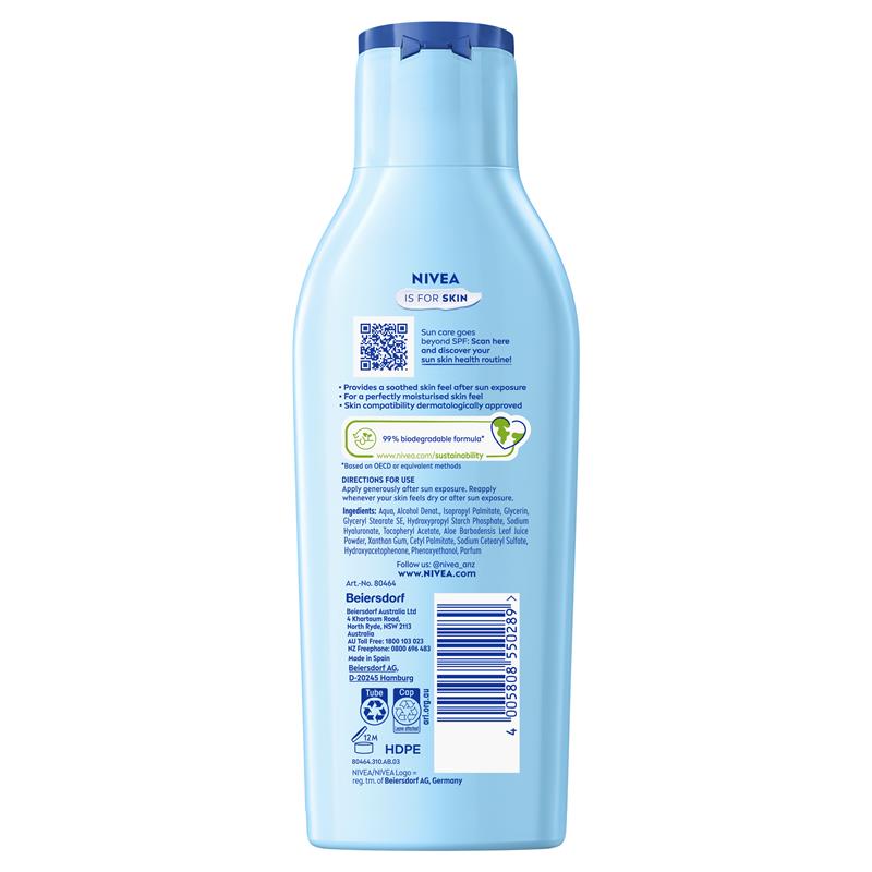 Load image into Gallery viewer, NIVEA Sun Moisturising After Sun Lotion Aloe Vera 200ml
