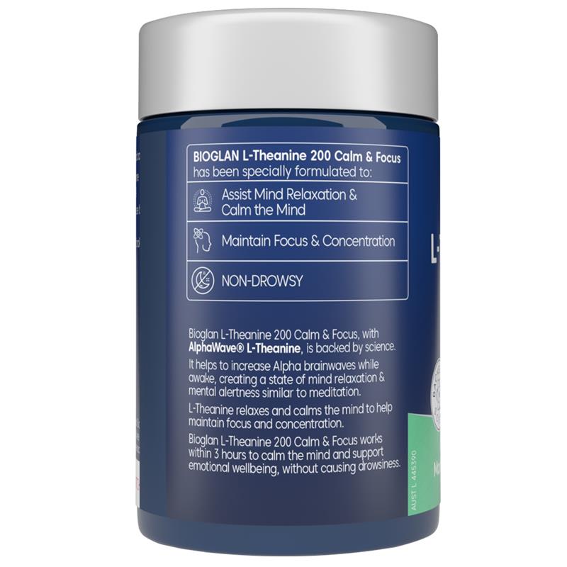 Load image into Gallery viewer, Bioglan L Theanine Calm &amp; Focus 60 Tablets
