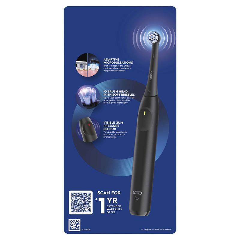Load image into Gallery viewer, Oral B Power Toothbrush iO 2 Series Black
