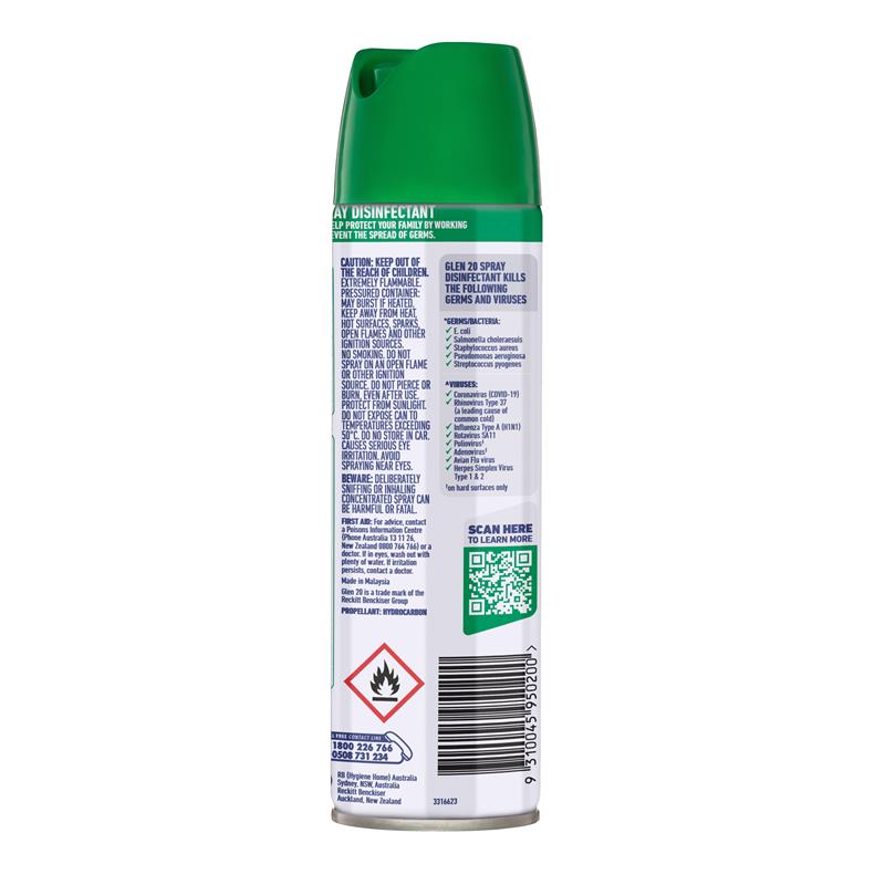 Load image into Gallery viewer, Glen 20 Surface Spray Disinfectant 175g
