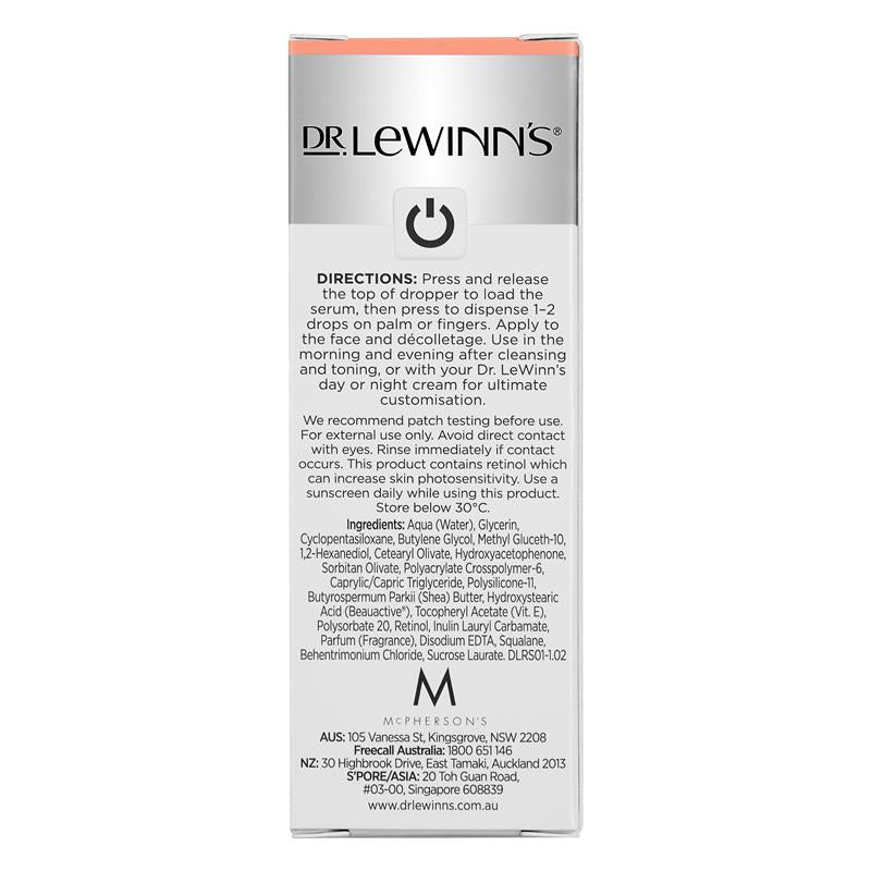 Load image into Gallery viewer, Dr. LeWinn's Serum Series Retinol + Beauactive Renew Serum 30ml

