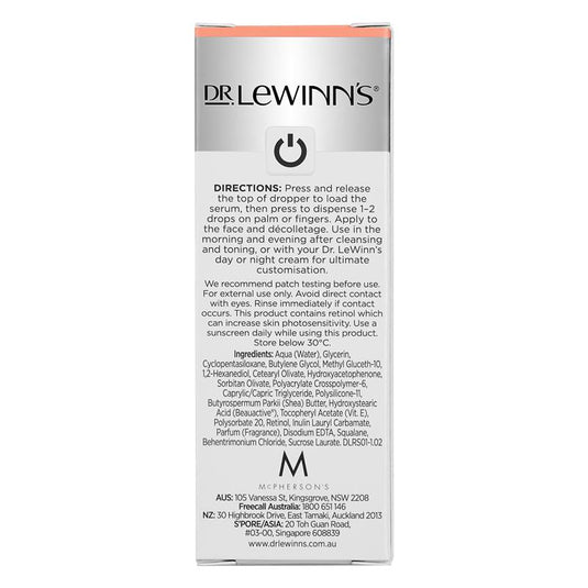 Dr. LeWinn's Serum Series Retinol + Beauactive Renew Serum 30ml