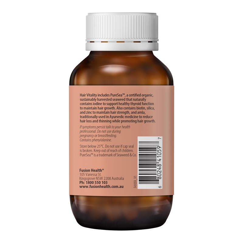 Load image into Gallery viewer, Fusion Hair Vitality 60 Tablets
