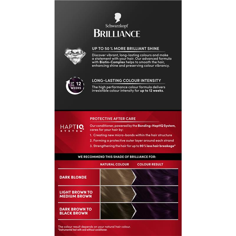 Load image into Gallery viewer, Schwarzkopf Brilliance 03 Dark Amethyst New
