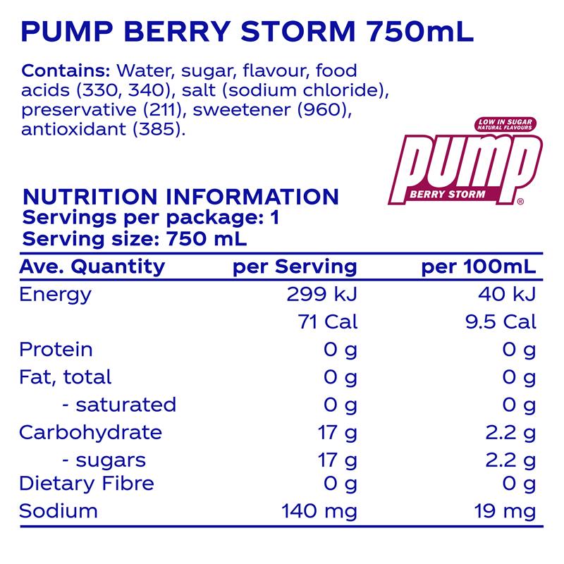 Load image into Gallery viewer, Pump Water Berry 750ml
