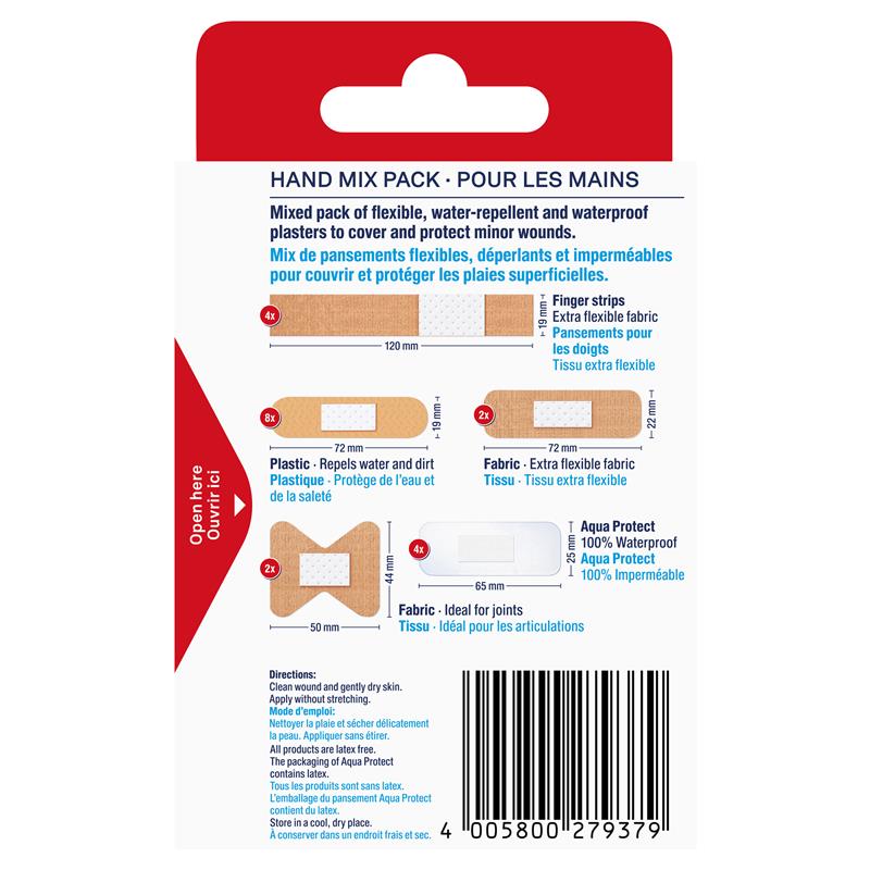 Load image into Gallery viewer, Elastoplast Hand Mix Plasters 20 Pack
