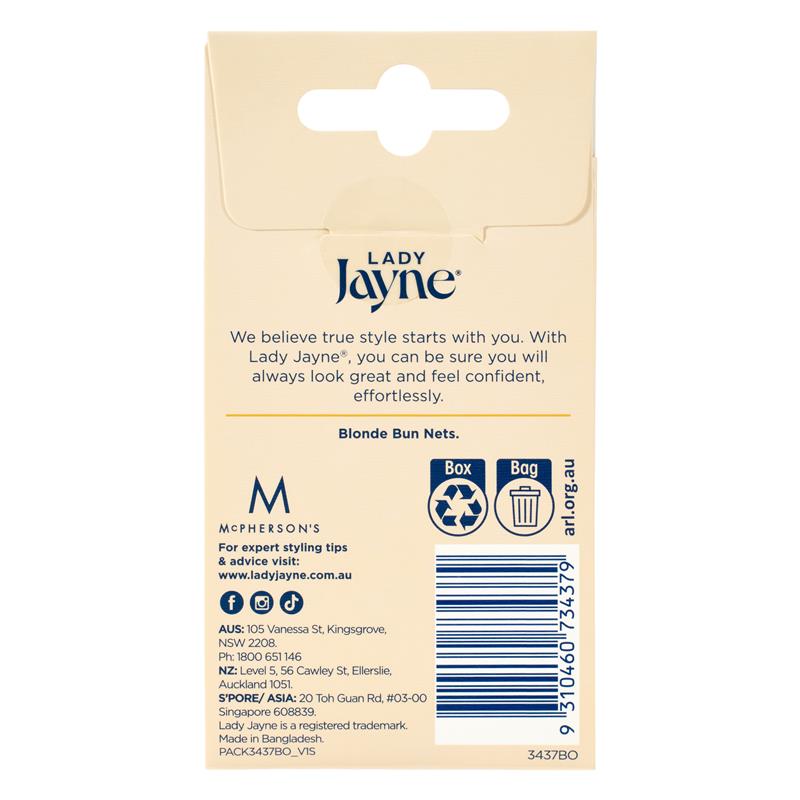 Load image into Gallery viewer, Lady Jayne Bun Nets, Blonde, Pk3
