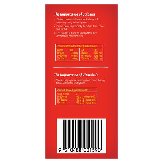 Caltrate Bone Health 100 Tablets