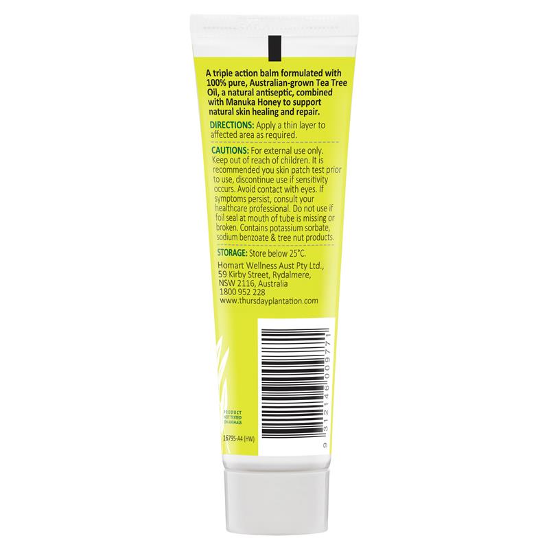 Load image into Gallery viewer, Thursday Plantation Tea Tree Oil and Manuka Honey Healing Balm 30g
