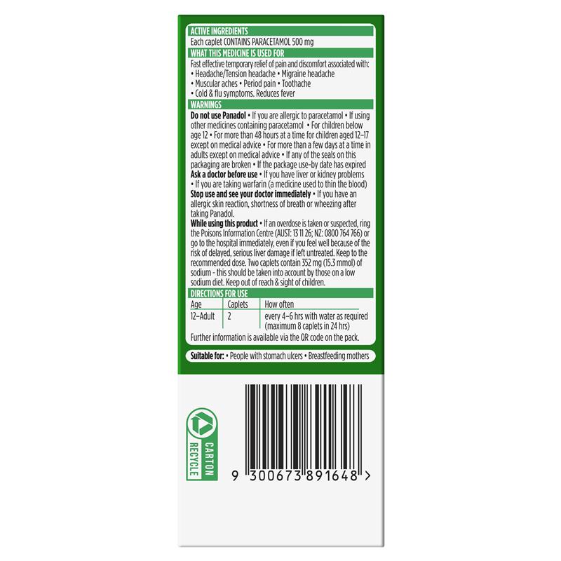 Load image into Gallery viewer, Panadol Rapid Paracetamol Pain Relief 32 Caplets
