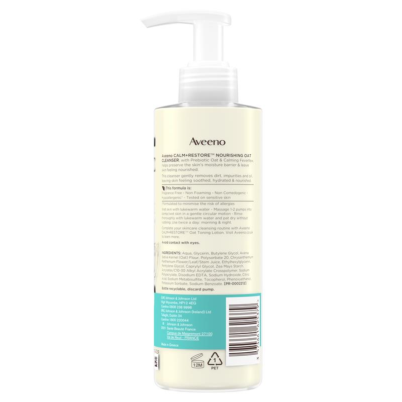 Load image into Gallery viewer, Aveeno Face Calm and Restore Nourishing Oat Cleanser 200ml
