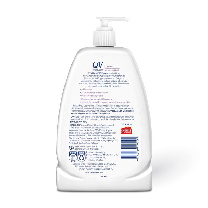 Load image into Gallery viewer, Ego QV Ceramides Cleanser 1.25kg Exclusive Size
