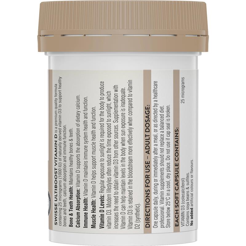 Load image into Gallery viewer, Swisse Vitamin D 60 Capsules
