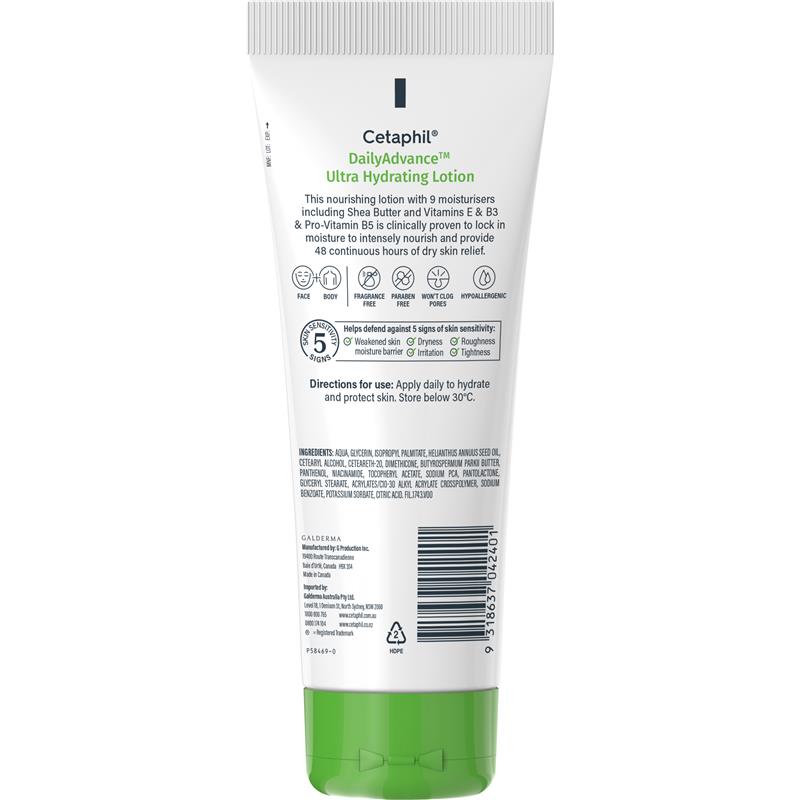 Load image into Gallery viewer, Cetaphil Daily Advance Ultra Hydrating Lotion 226g
