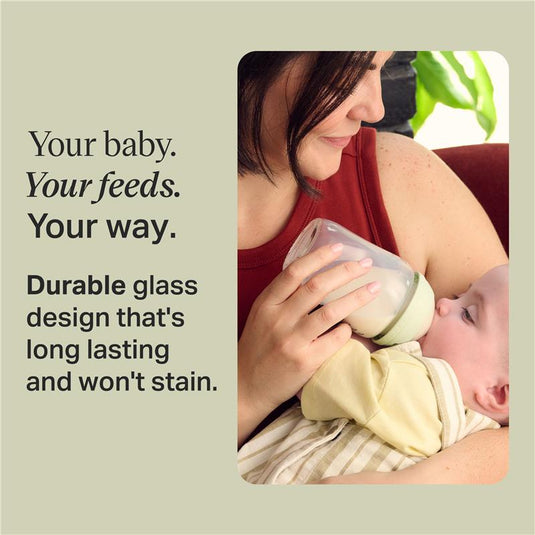 Tommee Tippee Natural Start 250ml Glass Bottle Slow Teat