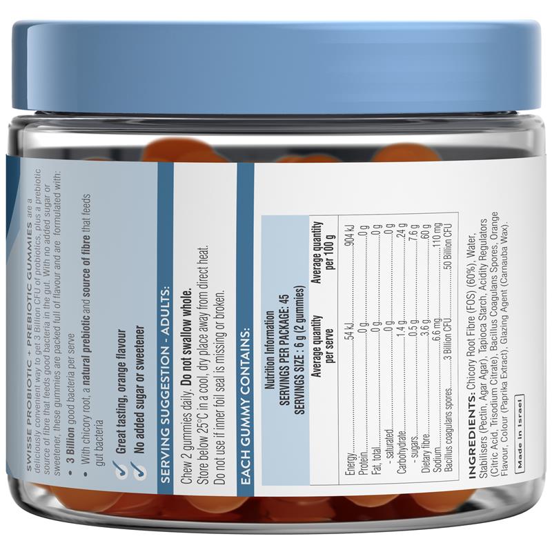 Load image into Gallery viewer, Swisse Adult Probiotic + Prebiotic Gummies 90 Pack
