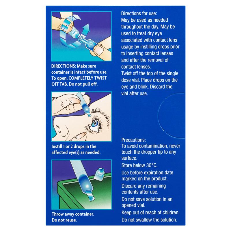 Load image into Gallery viewer, Systane Ultra Lubricant Eye Drops Preservative Free Unit Dose 25 x 0.5ml Vials
