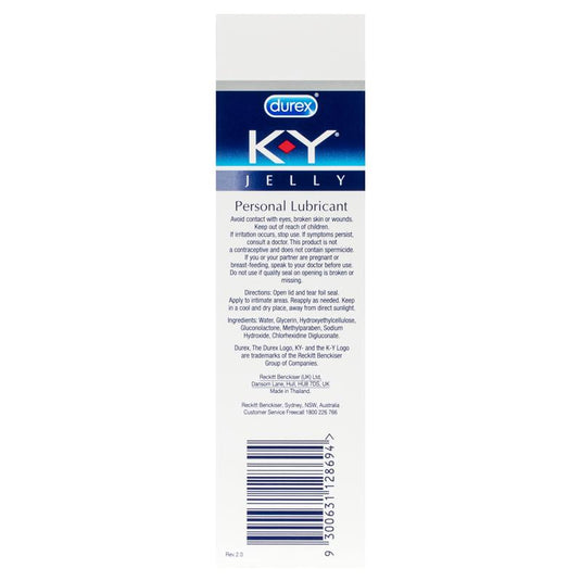 Durex K-Y Jelly Personal Intimate Gel Lubricant 100g