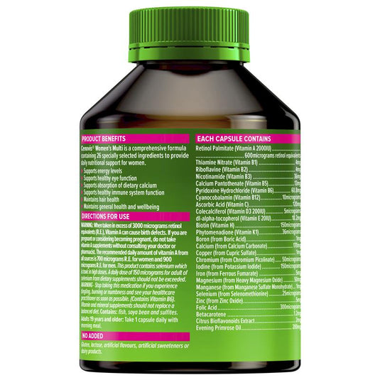 Cenovis Once Daily Women's Multivitamins & Minerals 100 Capsules